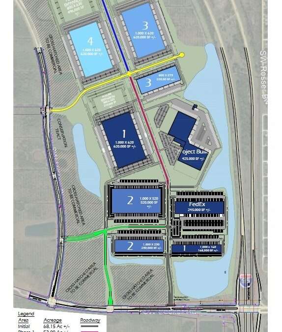 Sansone Group celebrates Legacy Park at Tradition, a multi-building industrial commerce park in the City of Port St. Lucie