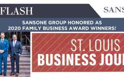 Sansone Group Honored with St. Louis Business Journal’s 2020 Family Business Award!